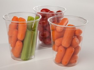 Fresh veggies make for an ideal snack.